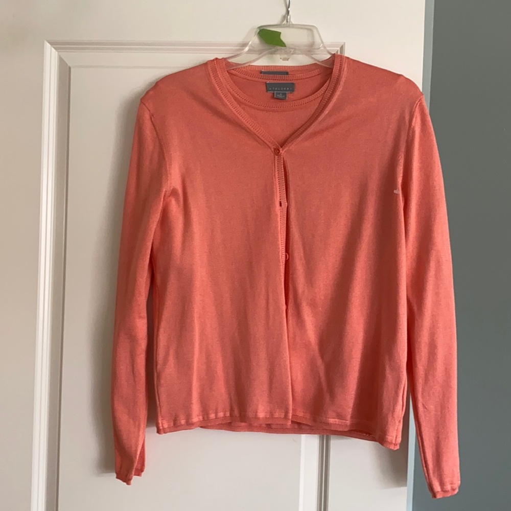 Short sleeve sweater and cardigan set